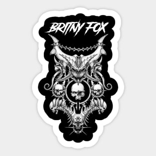 BRITNY FOX BAND Sticker